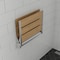Alfi Brand ALFI brand ABS17 17" Folding Teak Wood Shower Seat Bench W/ Backrest ABS17-SA - alternate 3